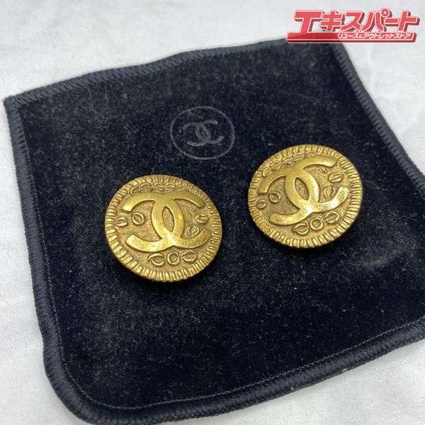 乐天商城 - CHANEL イヤリング ココマーク ゴールド ヴィンテージ シャネル 戸塚店【中古】