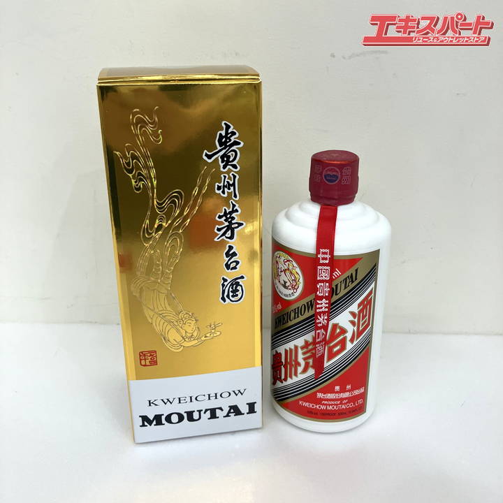 【未開栓品】貴州茅台酒 マオタイ酒 外箱・ミニグラス付き 2024年製 500ml 天女ラベル ミスマ店【中古】