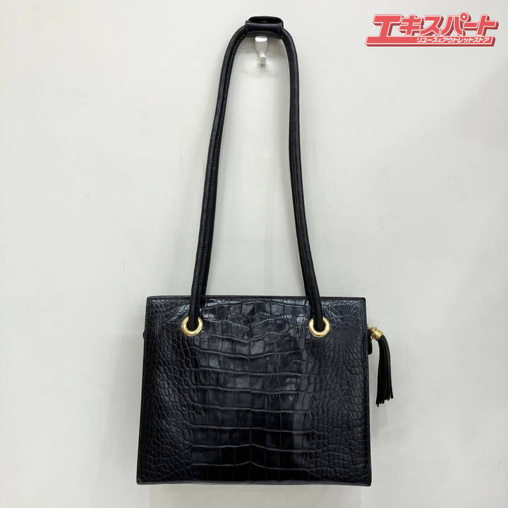 楽天市場】bally(バリー) ハンドバッグ 黒 クロコダイルの通販 楽天市場】bally(バリー) ハンドバッグ 黒 クロコダイルの通販