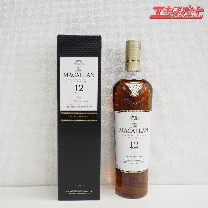 マッカラン MACALLAN ハイランドシングルモルト 12年 シェリーオークカスク 700ml 未開栓 2 戸塚店【中古】