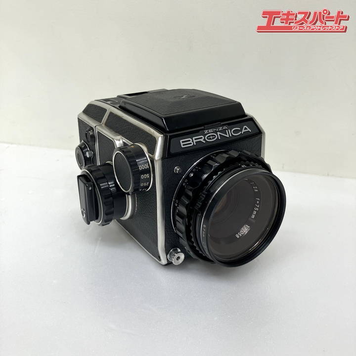 【中古美品】ZENZA BRONICA ゼンザブロニカ ニッコール S2 NIKKOR-P75/2. EC/Nikon mmf2.8 一眼 フィルム カメラ本体 ミスマ店【中古】