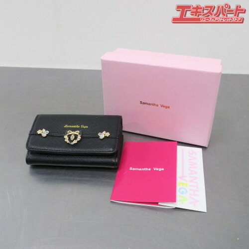 SAMANTHAVEGA サマンサベガ ビジュー キーケース ブラック 前橋店【中古】