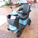 直接お引き取り 群馬県内限定自社配送 atex マイピア ハンドル形 電動車いす シルバーカー ライトブルー 動作品 商品説明必読 前橋店【中古】