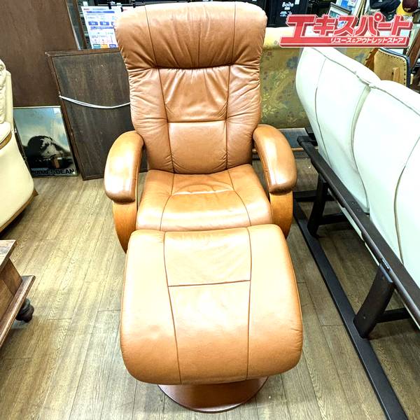 Hjellegjerde NORTHERN COMFORT UNO イエリアーダ ノーザン コンフォート ウノ リクライニングチェア オットマン付き 湘南台店【中古】