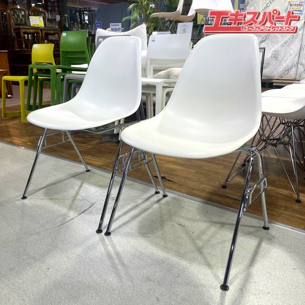 vitra ヴィトラ イームズ サイドシェル スタッキングベース二脚セット