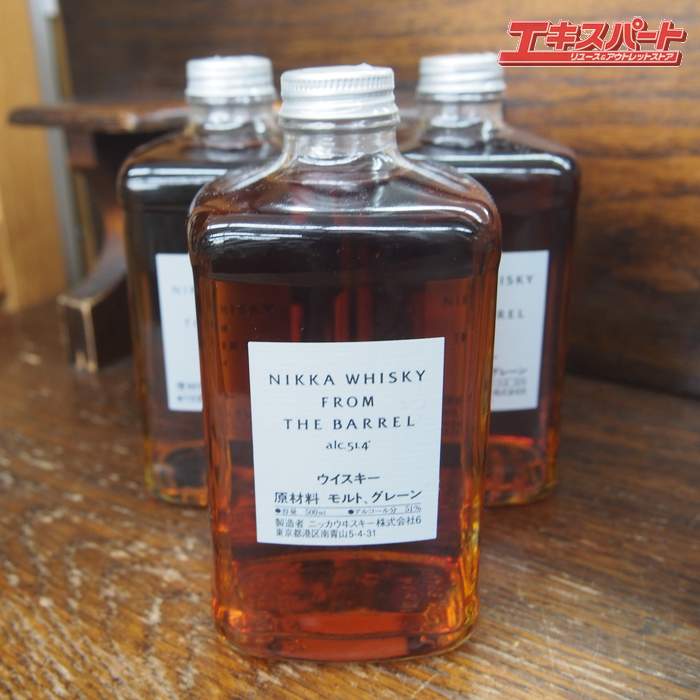 樂天商城 - NIKKA ニッカ WHISKY FROM THE BARREL フロムザバレル 500ml×3本 辻堂店【中古】
