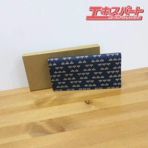 樂天商城 - 印傳屋 INDEN-YA 印伝 束入 財布 長財布 甲州印伝 和装小物 日本製 和柄 菖蒲 紺 白 前橋店【中古】