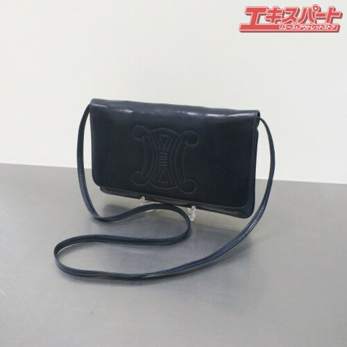 樂天商城 - CELINE セリーヌ トリオンフロゴ ショルダーバッグ クラッチバッグ 2way 前橋店【中古】