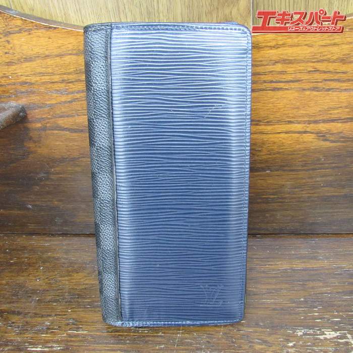 樂天商城 - LOUIS VUITTON ルイヴィトン 長財布 ポルトフォイユ ブラザ ダミエ エピ 辻堂店【中古】