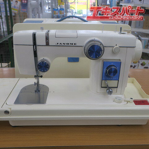 Rakuten - JANOME/ジャノメ 電動ミシン トピアレーヌ 804型 ポータブルタイプ フットコントローラー ケース付き 裁縫 手工芸 現状品 平塚店【中古】
