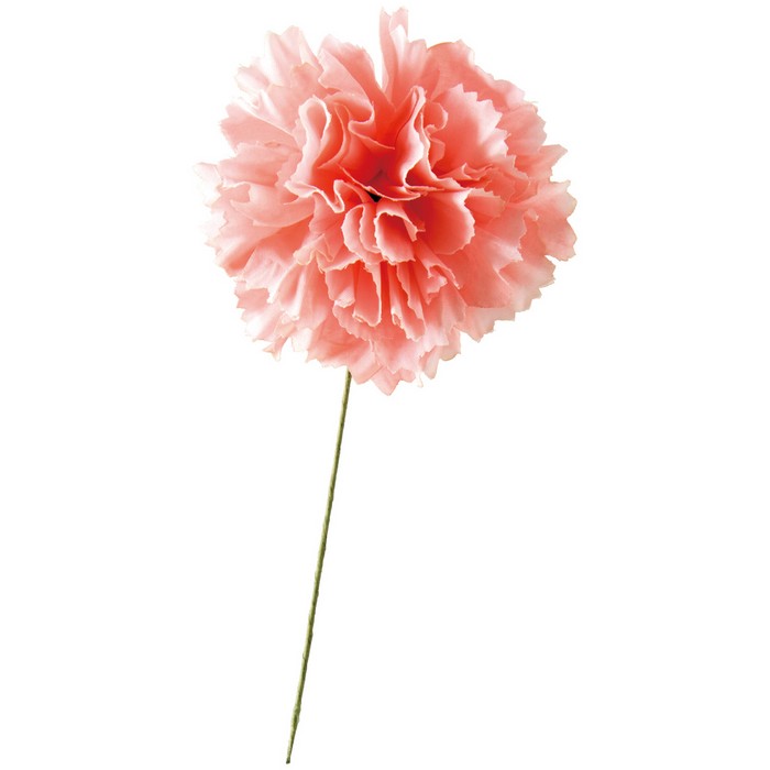 【10本入り】カーネーションフルリール サーモンピンクお花をつけてギフトを華やかに♪送料無料 カーネーション 母の日 造花 ギフト ラッピング リボン プレゼント ハンドメイド 母の日