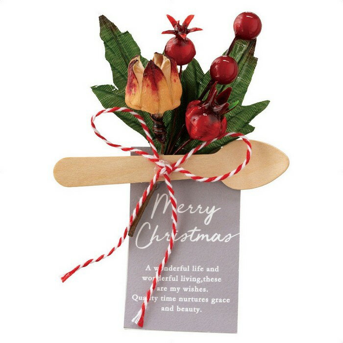 【5%OFFクーポン有り!11月30日限り】【10個入り】クリスマスフルリールクリップ グレーラッピング タグ ギフト ラベル 業務用 プレゼント クリスマス