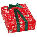 【50枚入り】アンティークノエル 包装紙 全判 レッドオシャレな柄の包装紙。クリスマスカラーでギフトに最適!クリスマス 包装紙 おしゃれ ラッピング ギフト 全...