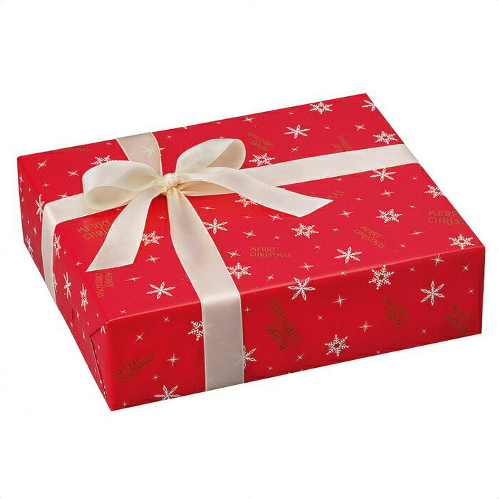 【50枚入り】スノーナイト 包装紙 全判 レッドクリスマスラッピングに大活躍!シックな柄が商品を引き立てます。クリスマス 包装紙 おしゃれ ラッピング ギフト ...