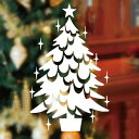 型紙 M (ツリー) 1枚クリスマスツリーの型紙です。ガラス面に型を当ててスノースプレーを吹き付けるだけで、簡単にクリスマスを演出できます。クリスマス スノースプレー 型紙 窓 ウインドウデコ