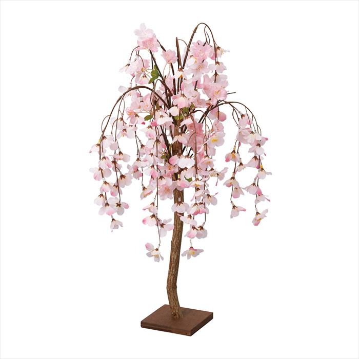 【天然幹使用】シダレ桜立ち木 58cm 1台高さ58cmとテーブルに飾るのにちょうどよい大きさのしだれ桜の飾りです。送料無料 桜 さくら サクラ フェイクグリーン 人工観葉植物 フェイク 卓上 ミニ 枝 インテリアのサムネイル