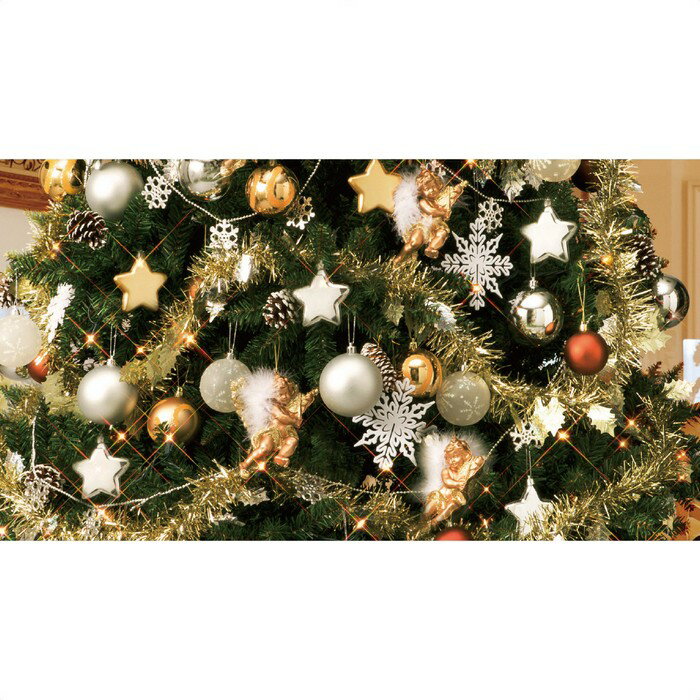 コンチネンタルツリーセット エンジェルオーナメント付き H150cmきらびやかな存在感で空間を華やかに彩ります。繊細なフロストツリーにゴールドの装飾がきらびやか。クリスマスツリー 150cm おしゃれ 北欧 ライト led
