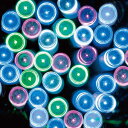 【100球】LEDストレートライト パステルミックス 1セット500球まで連結可。100球と200球の連結も可能です。送料無料 イルミネーション ライト イルミ...
