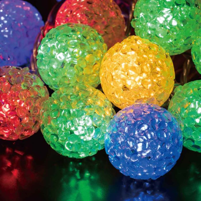 LEDキャンディボールライト ミックス 1セット光るキャンディのような可憐なボールライト。送料無料 イルミネーション ライト イルミネーションライト 室内 屋外 ストリングライト ツリー 電飾 クリスマス