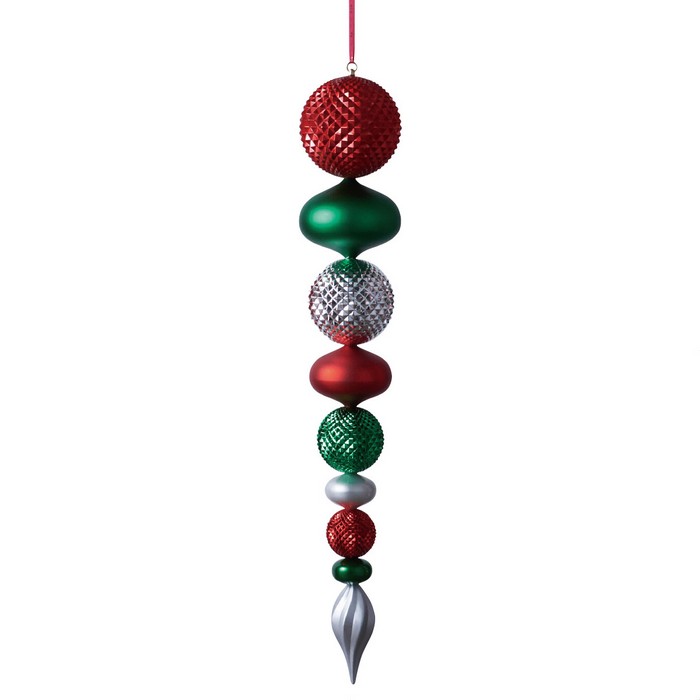 ビッグスティック タングルボール 1本赤、緑、シルバーのタングルボールタイプは長さ115cm！超ビッグなキャンディステックはインパクト抜群です！クリスマス 飾り 装飾 オーナメント