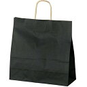 【5%OFFクーポン有り!5月10日限り】【50枚入り】カラー手提げ紙袋 黒 32×11.5×31cm紙袋 袋 おしゃれ 業務用 手提げ ラッピング ギフト 黒