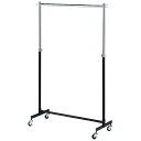 【10%OFFクーポン有り!5月15日限り】重量用ハンガーラック 黒 W90cm 1台ハンガーラック シンプル 業務用 頑丈 洋服掛け パイプハンガー コートハ...