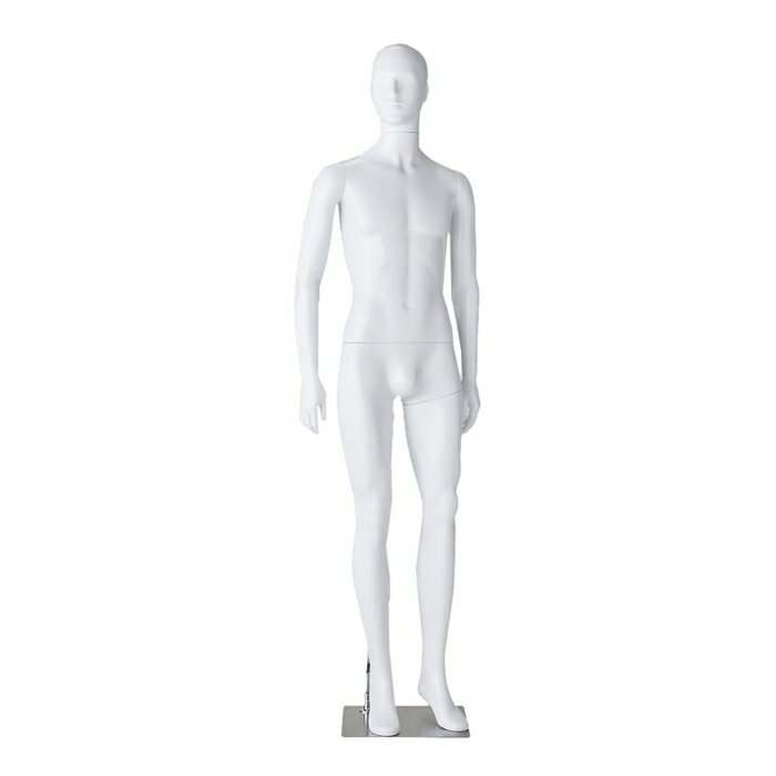 【5%OFFクーポン有り!ブラックフライデー期間中♪】【業務用】軽量ABS製 紳士全身リアルマネキン 直立ポーズ 1台トルソー メンズ マネキン 男性 紳士 全...