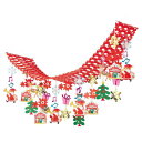 【5%OFFクーポン有り!10月10日(金)まで】ファンタジークリスマスプリーツハンガー 1枚クリスマス プリーツハンガー 飾り 装飾 吊り下げ