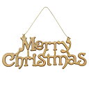 【5%OFFクーポン有り!マラソン期間中♪】メリークリスマス 文字タイトル ゴールド 1個クリスマス 飾り 装飾 オーナメント ゴールド