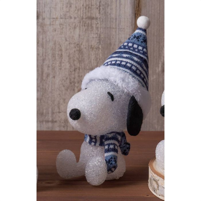 【クーポンで10％OFF！10/1 0:00～11/30 23:59まで！】【20cm】クリスマスライト スヌーピー ブルー 1個クリスマス 飾り 装飾 雑貨 オブジェ ライト スヌーピーのサムネイル