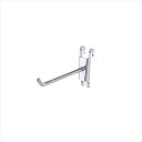 【10本】コネクトフック(直径6mm) L11.5cm一体成型で強度もばっちり!5cmピッチのネットに2個並べられます。ヨコ・タテ・前後陳列できる機能的なフックです。送料無料 フック ネット 陳列用 ラック ディスプレイ 店舗 アクセサリー 什器