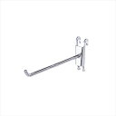 【10本】コネクトフック(直径6mm) L16.5cm一体成型で強度もばっちり!5cmピッチのネットに2個並べられます。ヨコ・タテ・前後陳列できる機能的なフックです。送料無料 フック ネット 陳列用 ラック ディスプレイ 店舗 アクセサリー 什器