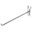 【10本】コネクトフック(直径6mm) L31.5cm一体成型で強度もばっちり!5cmピッチのネットに2個並べられます。ヨコ・タテ・前後陳列できる機能的なフックです。送料無料 フック ネット 陳列用 ラック ディスプレイ 店舗 アクセサリー 什器