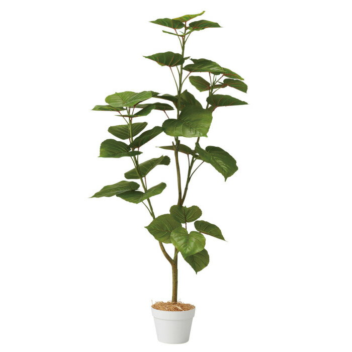 フィカスウンベラータ(人工樹木) 130cm 1台送料無料 フェイクグリーン 観葉植物 フェイク リアル インテリア