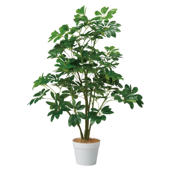 カポック シェフレラ(人工樹木) 100cm 1台送料無料 フェイクグリーン 観葉植物 フェイク リアル インテリア