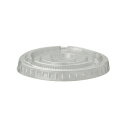 【50個入り】透明PETカップ 約270ml(9オンス)用平型フタ(穴付き)透明PETカップ 9オンス用の専用フタです。送料無料 使い捨て容器 使い捨て テイク...
