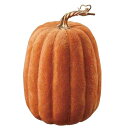 【5%OFFクーポン有り!8月1日限り】ファブリックパンプキン オレンジ 1個送料無料 ハロウィン かぼちゃ カボチャ 置物 飾り ディスプレイ オブジェ 装飾...