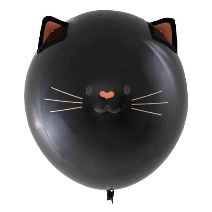 バルーンクラフトキット 黒ネコ 1個ハロウィンモチーフのバルーンです。送料無料 バルーン 風船 パー ...