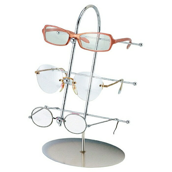 卓上メガネ掛け 3段 1台見た目にもスッキリとした演出ができます。送料無料 メガネ置き 眼鏡 メガネ 置き ホルダー スタンド サングラス ディスプレイ コレクション 収納 おしゃれ