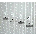 【5%OFFクーポン有り!6月1日限り】【10本入り】ネット用フック(直径5mm) 白 L20cm送料無料 フック 陳列用 ネット 網 ディスプレイ 壁掛け 店舗 ラック