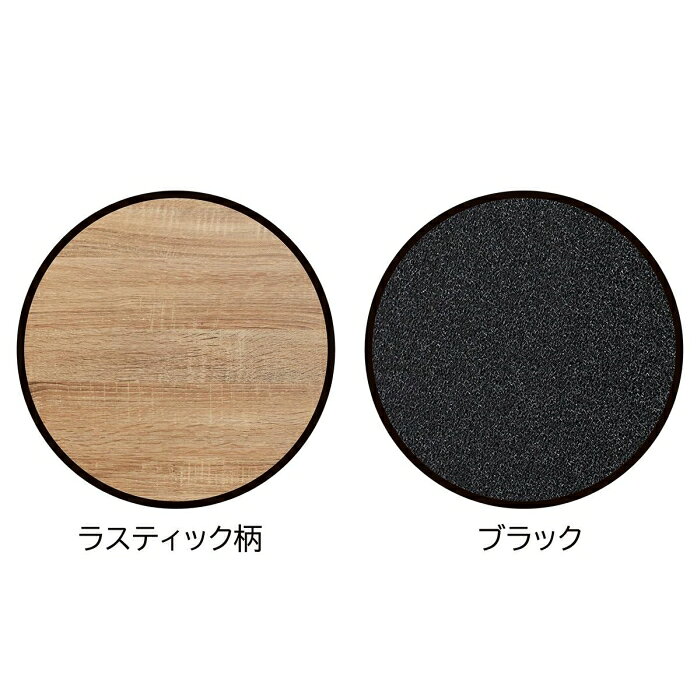 ハコマルシェホワイト ワゴン用3面パネル W90cm ラスティック柄／ブラック 1セット選べるリバーシブル仕様！送料無料 ワゴン 販売台 店舗用 業務用 店舗 ディスプレイ 什器 陳列 store-express-10023175 ストア・エキスプレス 楽天市場店 サンプル画像3