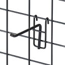 【5%OFFクーポン有り!7月15日限り】【10本入り】ネット用フック(直径5mm) 黒 L10cm送料無料 フック 陳列用 ネット 網 ディスプレイ 壁掛け ...