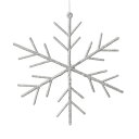 【2個セット】スノーフレイクハンガー 大頭上でキラキラときらめきます。送料無料 飾り 飾り付け 装飾 オブジェ 雑貨 パーティ 結婚式 二次会 ガーランド オーナメント クリスマス