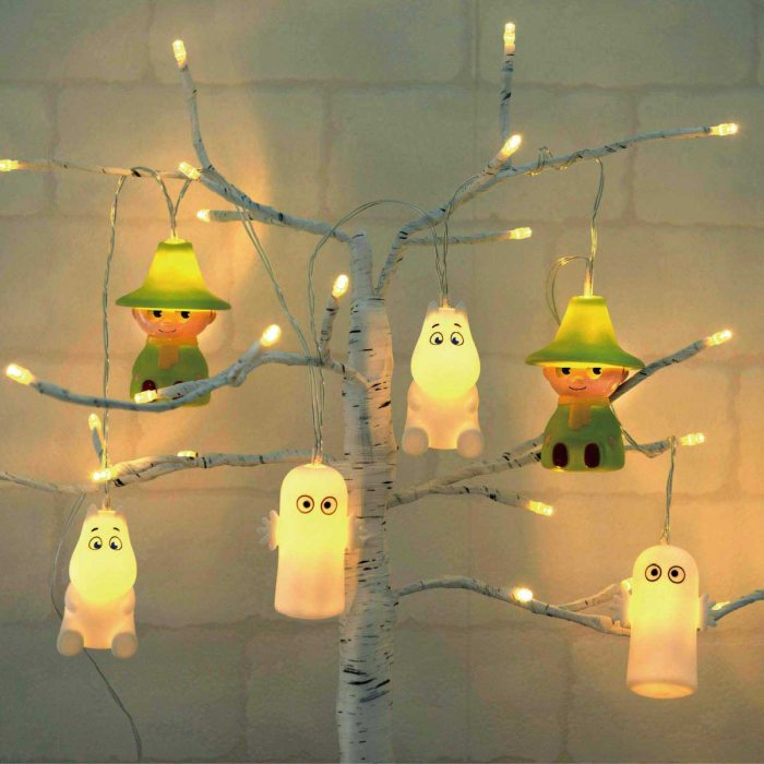 6連ライト ムーミン谷のなかまたち 1本送料無料 ライト 飾り 装飾 飾り付け led ランプ かわいい ディスプレイ キャラクター