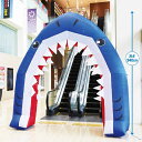【10%OFFクーポン有り!5月25日限り】エアブローアーチ シャーク 340cm 1台エアブロー エアーバルーン エアバルーン エアーディスプレイ 飾り 店舗...
