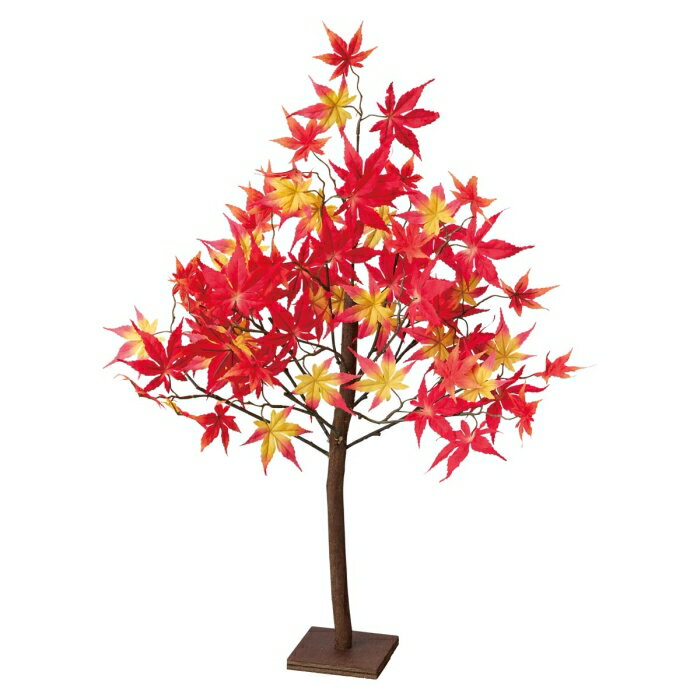 【天然幹使用】卓上紅葉立ち木 H70cm 1台店舗の秋装飾で人気の紅葉の造花飾りは、和風雑貨との相性も抜群。テーブルに飾るだけで秋らしいおしゃれな和風ディスプレイに。紅葉 立ち木 造花 秋 装飾 飾り フェイクグリーン リアルのサムネイル