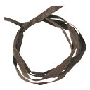 ペーパーラフィア 5mm幅×50m巻 ブラウン 1巻長くて丈夫な繊維質を持つラフィア(ヤシの葉を加工して作られた天然の繊維。)のような風合いのリボンです。ラッピ...