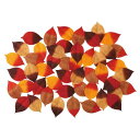 【10%OFFクーポン有り!8月25日限り】【50枚入り】落ち葉セット ナチュラル紅葉 造花 秋 装飾 飾り 花材