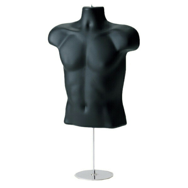 【5%OFFクーポン有り!ブラックフライデー期間中♪】紳士卓上ミディアムハーフトルソー 腕無し 1台ハーフトルソー メンズ マネキン 男性 紳士 上半身