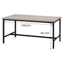 【10%OFFクーポン有り!5月25日限り】ダイニングテーブル ブラックフレーム W150cm 1台テーブル 高さ70cm ダイニングテーブル シンプル カフェ...